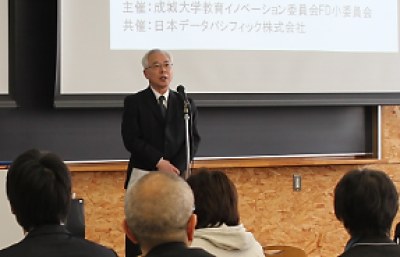 戸部学長の挨拶