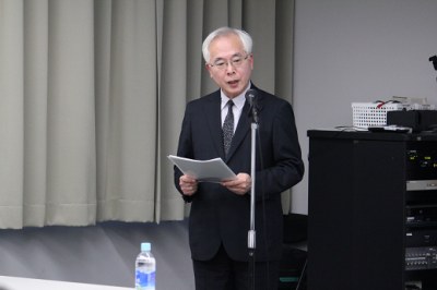 戸部学長の挨拶