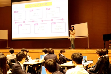 大学生の1年間を紹介