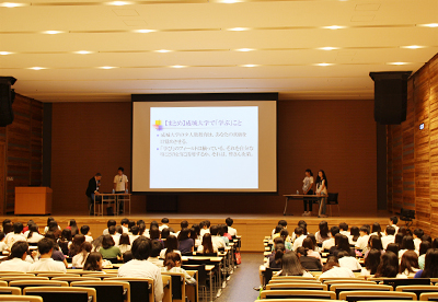 目標を持って！　——キャリアセンター主催で高等学校３年生へ特別授業を行いました——