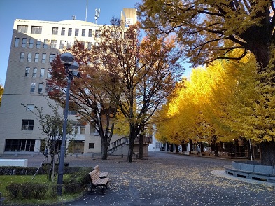 会場となった慶應義塾大学三田キャンパス
