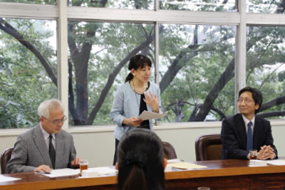 戸部学長や天羽様からいただいた激励の言葉で、学生たちの思いも新たになりました