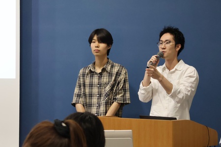 堂々と落ち着いた発表
