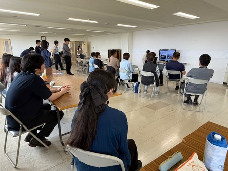 町民の方々に提案を報告し、意見をいただく（2026年8月18日）