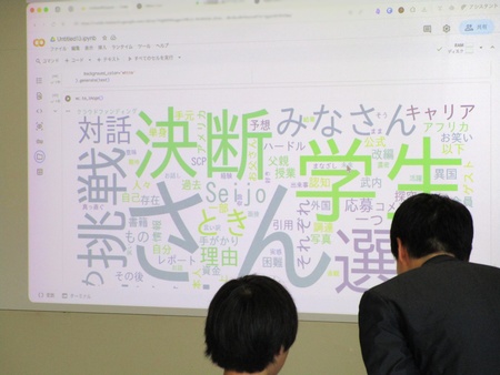 ライブラリを使用して「ワードクラウド」を作成
