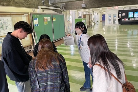 キャンパスツアーを行う学部