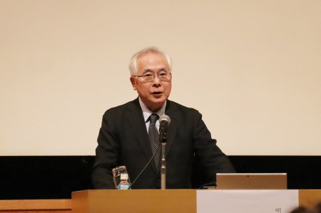 戸部 順一 学長による開会の挨拶