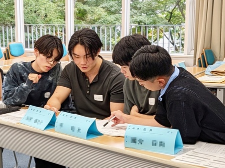 作戦タイム中