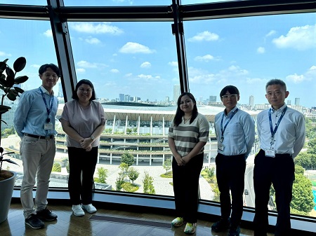 At the Office of JSPO