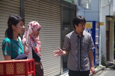 日本SI研究所運営のSEKAI CAFEで働くムスリムの方とも交流しました。
